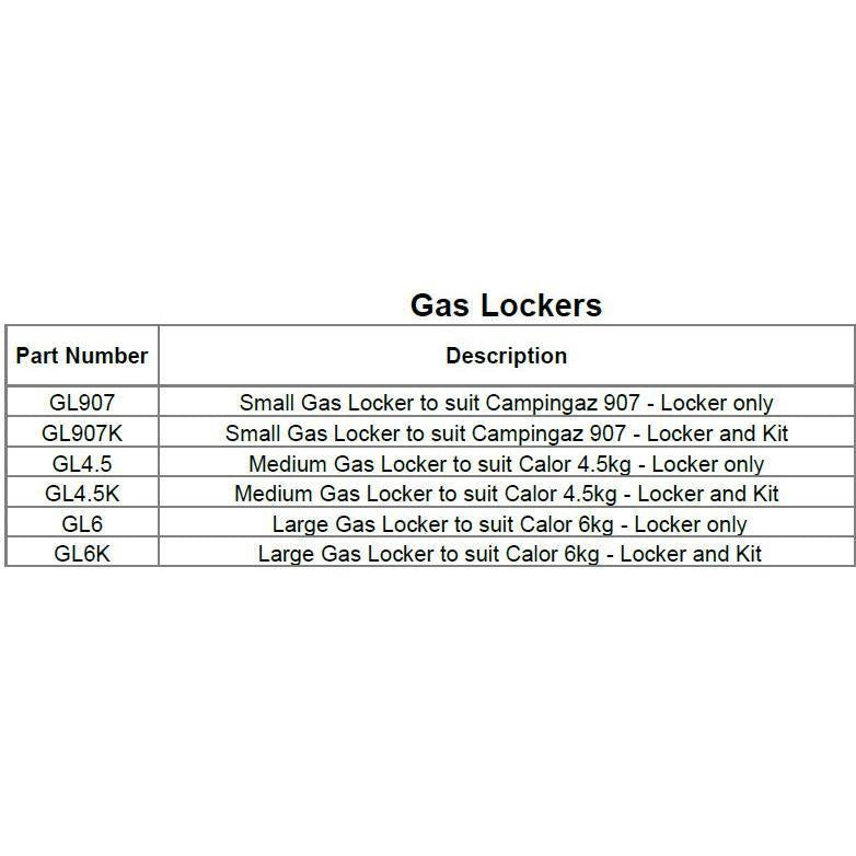 907 Campingaz Gas Locker – Secure Storage Box for Campervans, Caravans & Motorhomes-Flood, Fire & Gas Safety-Miscellaneous- DC Leisure