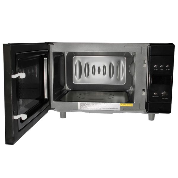 AG 20L Black Flatbed Microwave – Compact Campervan & Motorhome Microwave for Fiat Ducato and VW Transporters-Microwave-AG- DC Leisure
