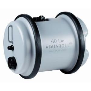 Aquaroll 40L Water Carrier - Silver-Water Containers-Aquaroll- DC Leisure