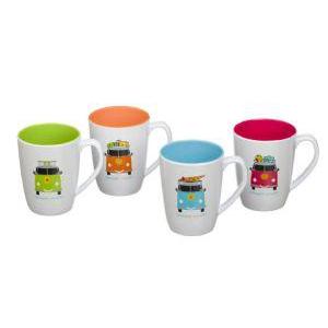 Camper Smiles Mug Set (4)-Camping Cookware & Dinnerware-Camper Smiles- DC Leisure
