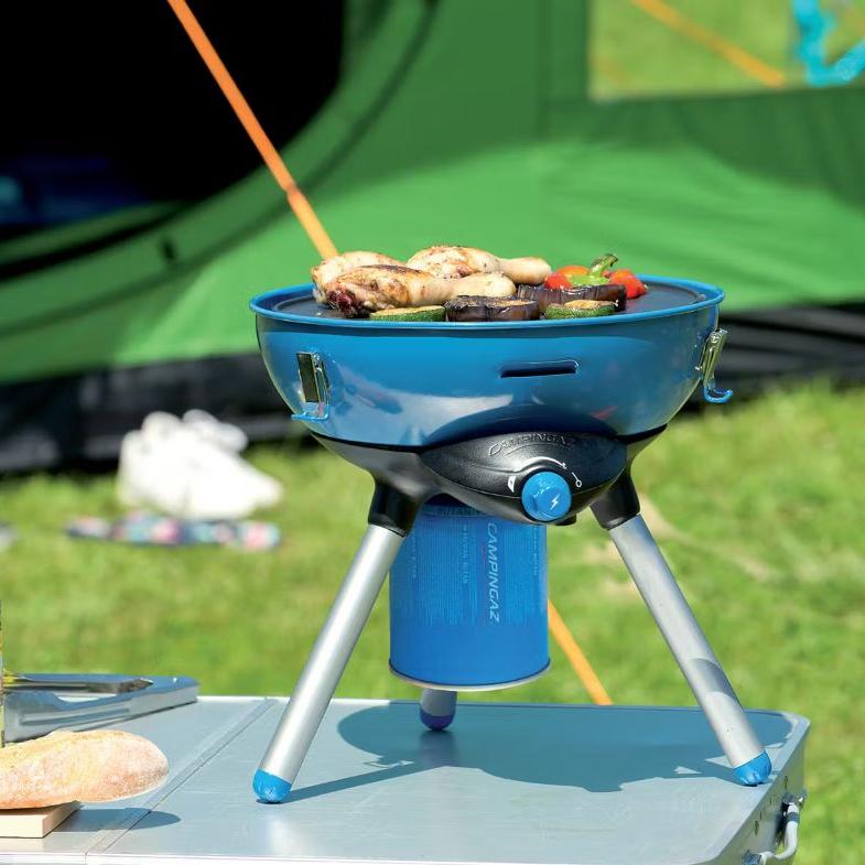 CampinGaz Party Grill 400CV Camping BBQ, Stove, Griddle & Wok + Bag-BBQ-Campingaz- DC Leisure
