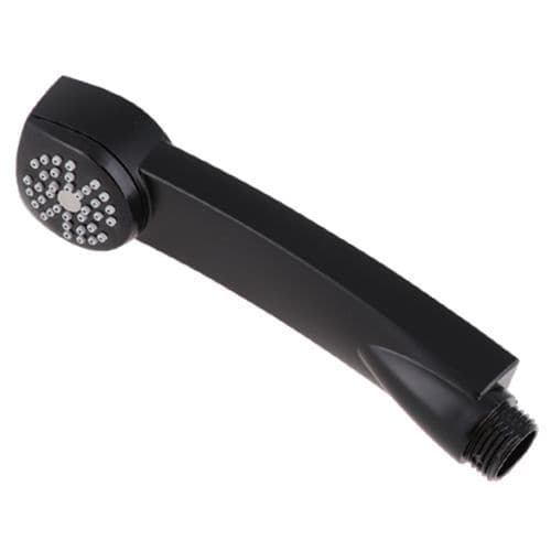 Capri Picchina Satin Black Shower Head for Campervan, Caravan & Motorhome Bathrooms-Shower Tap-Comet- DC Leisure