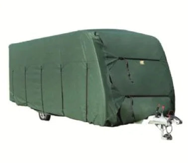 Caravan Cover Heavy Duty Breathable 4-Ply – Up to 800cm x 253cm in Green (Extra Wide)-Caravan Cover-Grove- DC Leisure