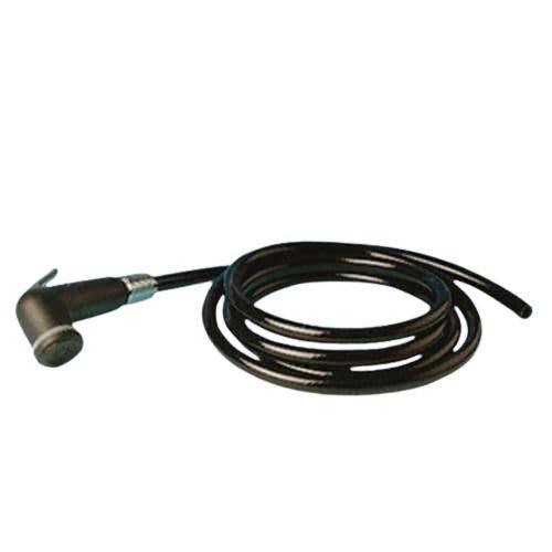 Comet Trigger Showerhead & Grey PVC Hose - Black-Shower Tap-Comet- DC Leisure