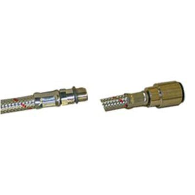 Dimatec 300mm Flexi Tap Hose JG end RED/BLUE-Plumbing Hoses & Supply Lines-Dimatec- DC Leisure