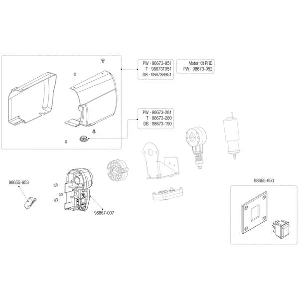 Fiamma 12V Motor Kit Advanced for F45s Awning-Awning Motor Kit-Fiamma- DC Leisure