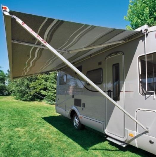Fiamma Awning Leg Wall Brackets - Deep Black (F45 / F80S)-Awning Accessories-FIAMMA- DC Leisure