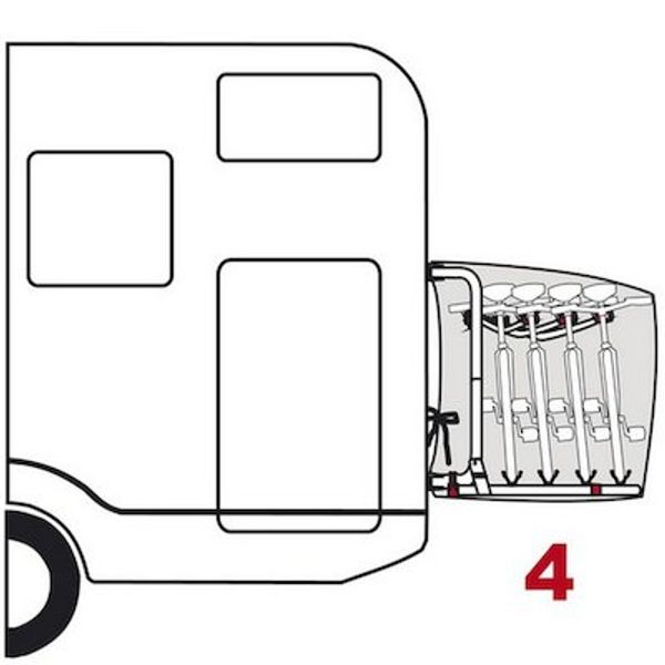 Fiamma Bike Cover S - 4 Bikes-Bike Cover-Fiamma- DC Leisure