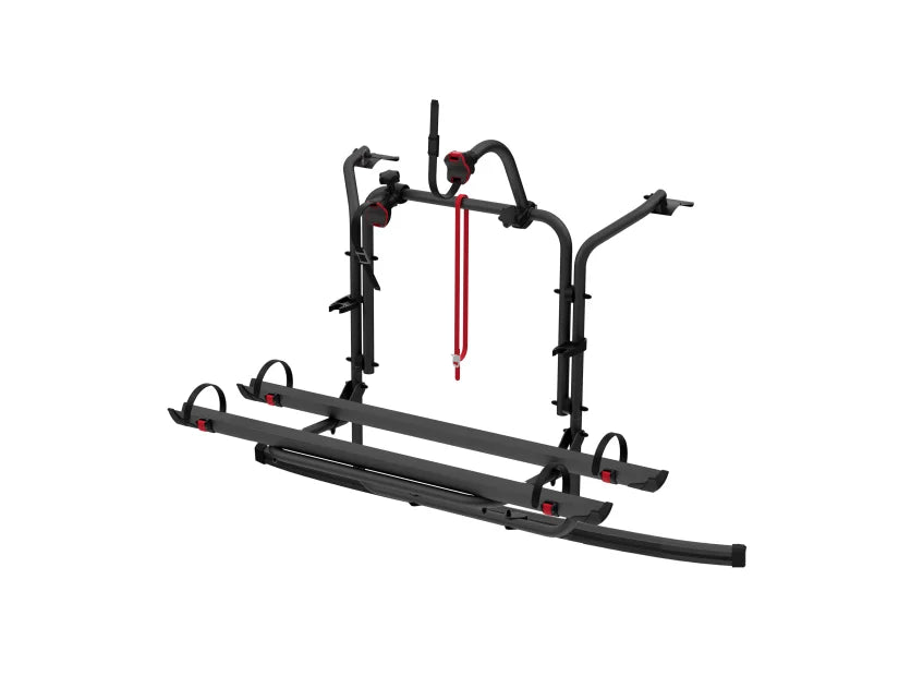 Fiamma Carry-Bike Ford Custom Deep Black 2026 Redesign – Tailgate Bike Rack for Campervan Travel-Bike Carriers-Fiamma- DC Leisure