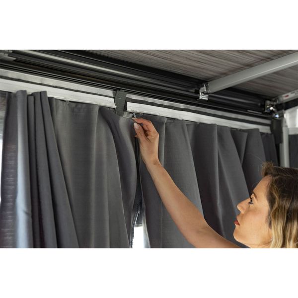 Fiamma Curtains Kit Dark Grey 3 Pairs-Curtain Kit-Fiamma- DC Leisure