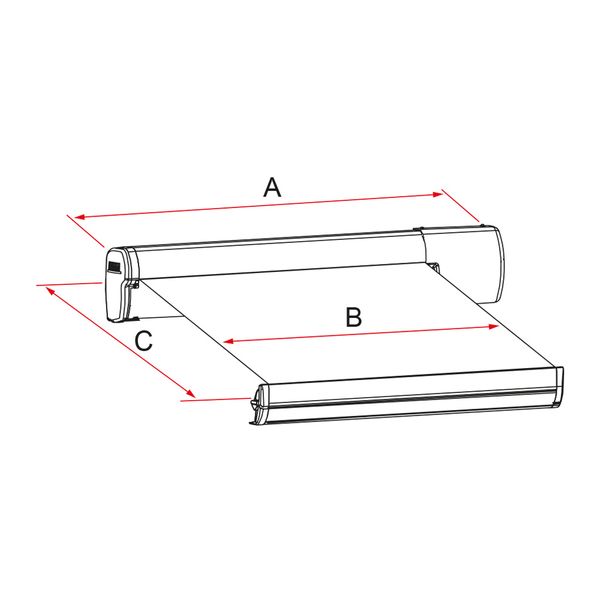 Fiamma F45 Eagle 400 Awning - Wall Mounted / Legless-Awnings-FIAMMA- DC Leisure