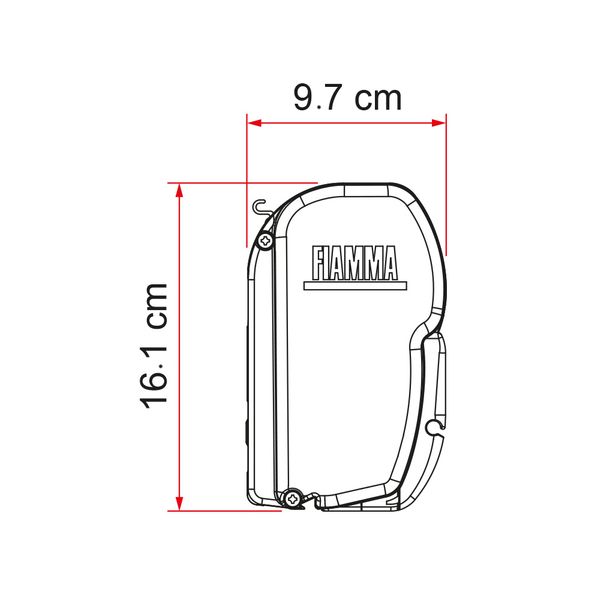 Fiamma F45 Eagle 400 Awning - Wall Mounted / Legless-Wall Mounted Awning-Fiamma- DC Leisure
