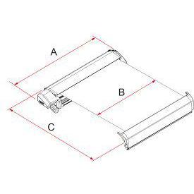 Fiamma F80S Roof Mounted Wind Out Awning Campervan Motorhome Caravan-Awnings-FIAMMA- DC Leisure