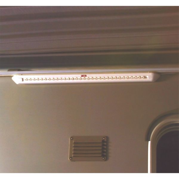 Fiamma LED Awning Light – 57cm Aluminium Exterior Light Bar with 31 White LEDs for Campervans & Motorhomes-Awning Lighting-Fiamma- DC Leisure