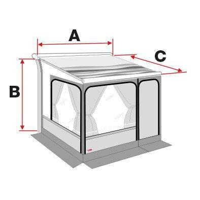 Fiamma Privacy Room - 300 Large - F45s F70 F45L-Awning Tents-FIAMMA- DC Leisure