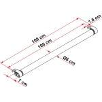 Fiamma Roller Roof Rail-Roof Racks & Rails-FIAMMA- DC Leisure
