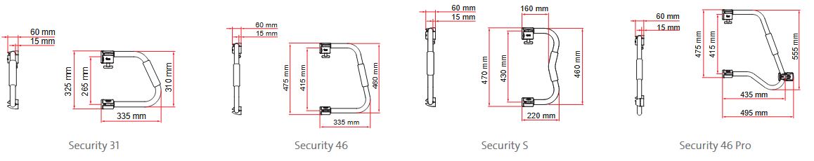 Fiamma Security Range – Folding Security Handles for Motorhomes & Caravans-Vehicle Safety & Security-Fiamma- DC Leisure