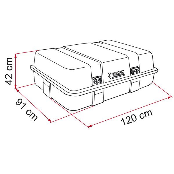 Fiamma Ultra Box 2 - Roof Box-FIAMMA- DC Leisure