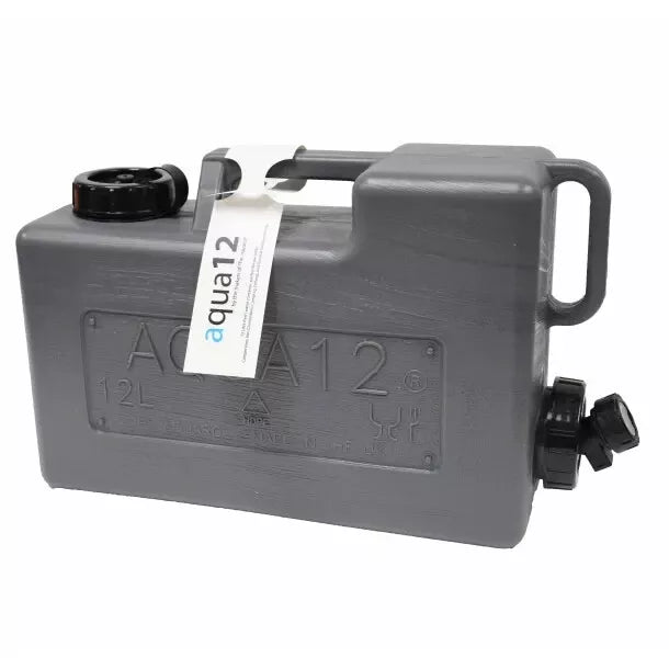 Hitchman Aqua12 12 Litre Fresh Water Container with Tap - Campervan Motorhome-Water Containers-Aquaroll- DC Leisure