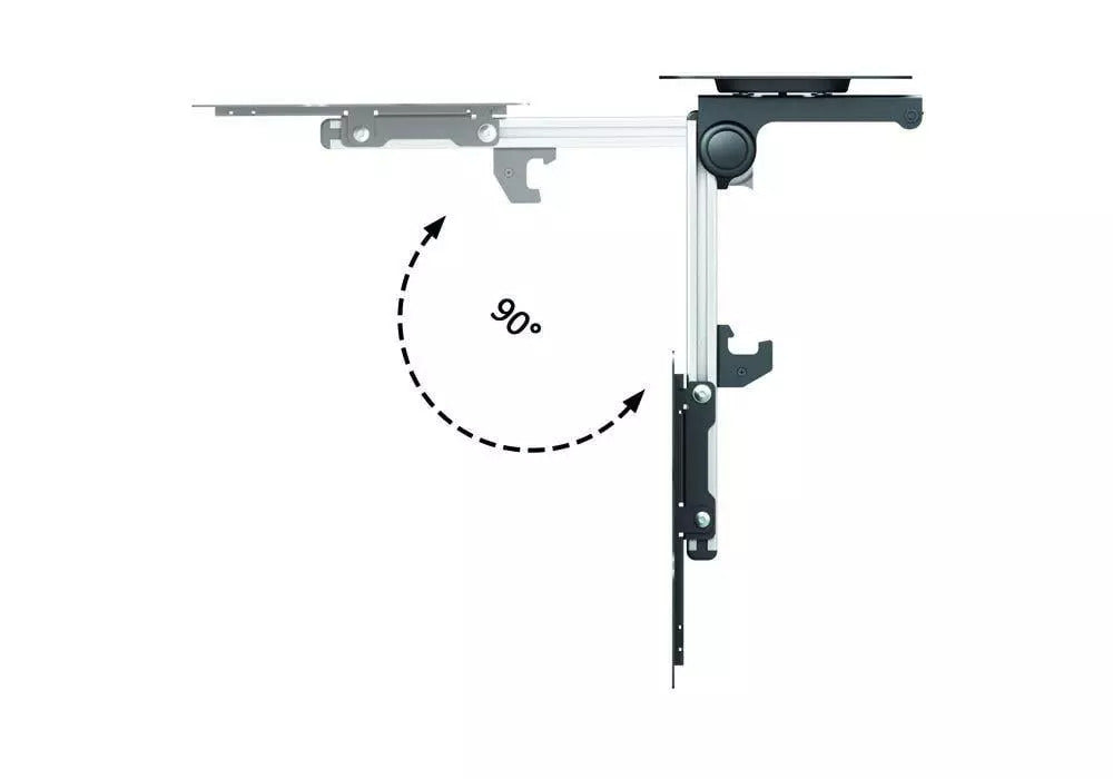 KUMA Flip Down TV Bracket - Caravan Campervan Motorhome Home (up to 37")-TV Adapters-Kuma- DC Leisure