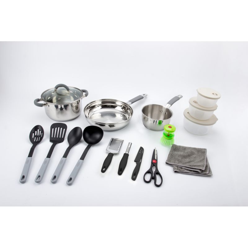 Liberty 18 Piece Cookware Set-Liberty Leisure- DC Leisure