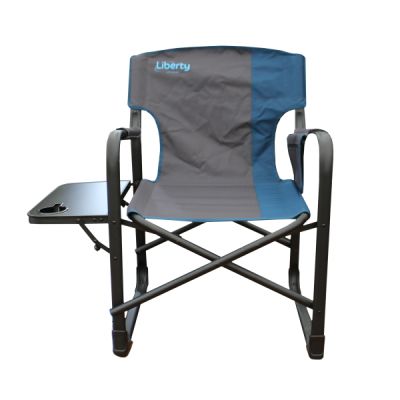 Liberty Folding Directors Chair with Side Table-Camping Chairs-Liberty Leisure-5060745311927-LLDC-1- DC Leisure