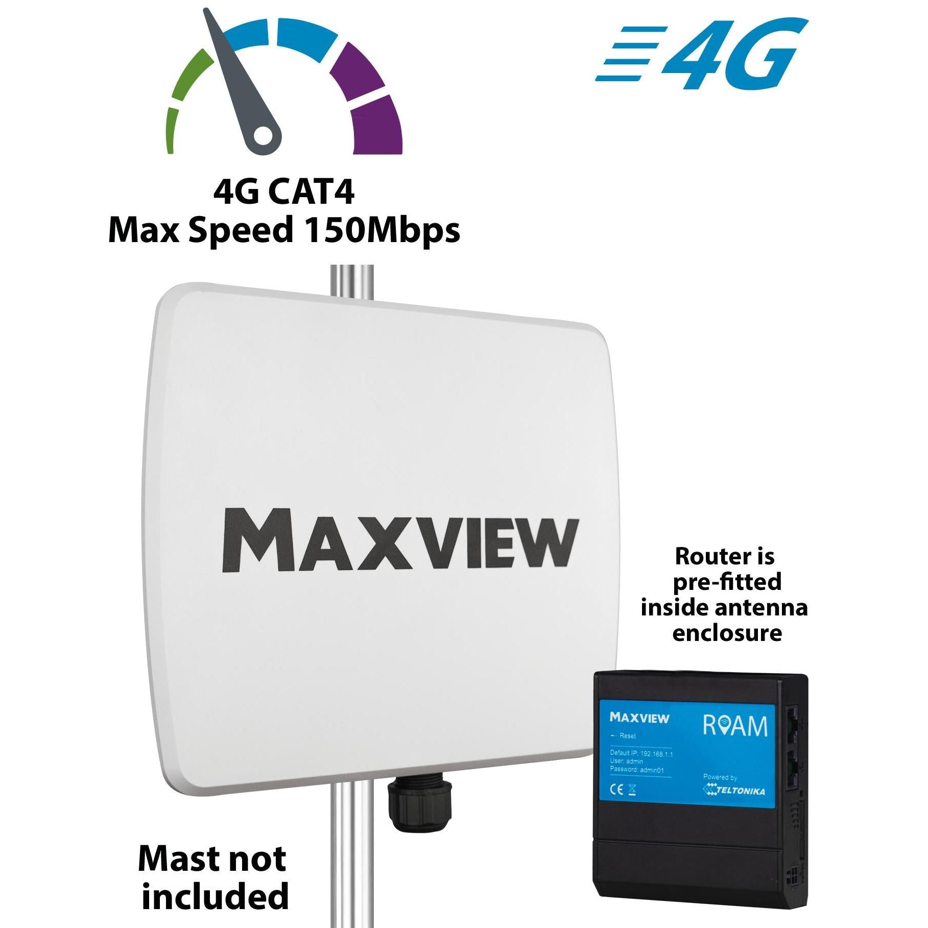 Maxview Roam Basecamp – Portable WiFi 4G System-Wifi-Maxview- DC Leisure