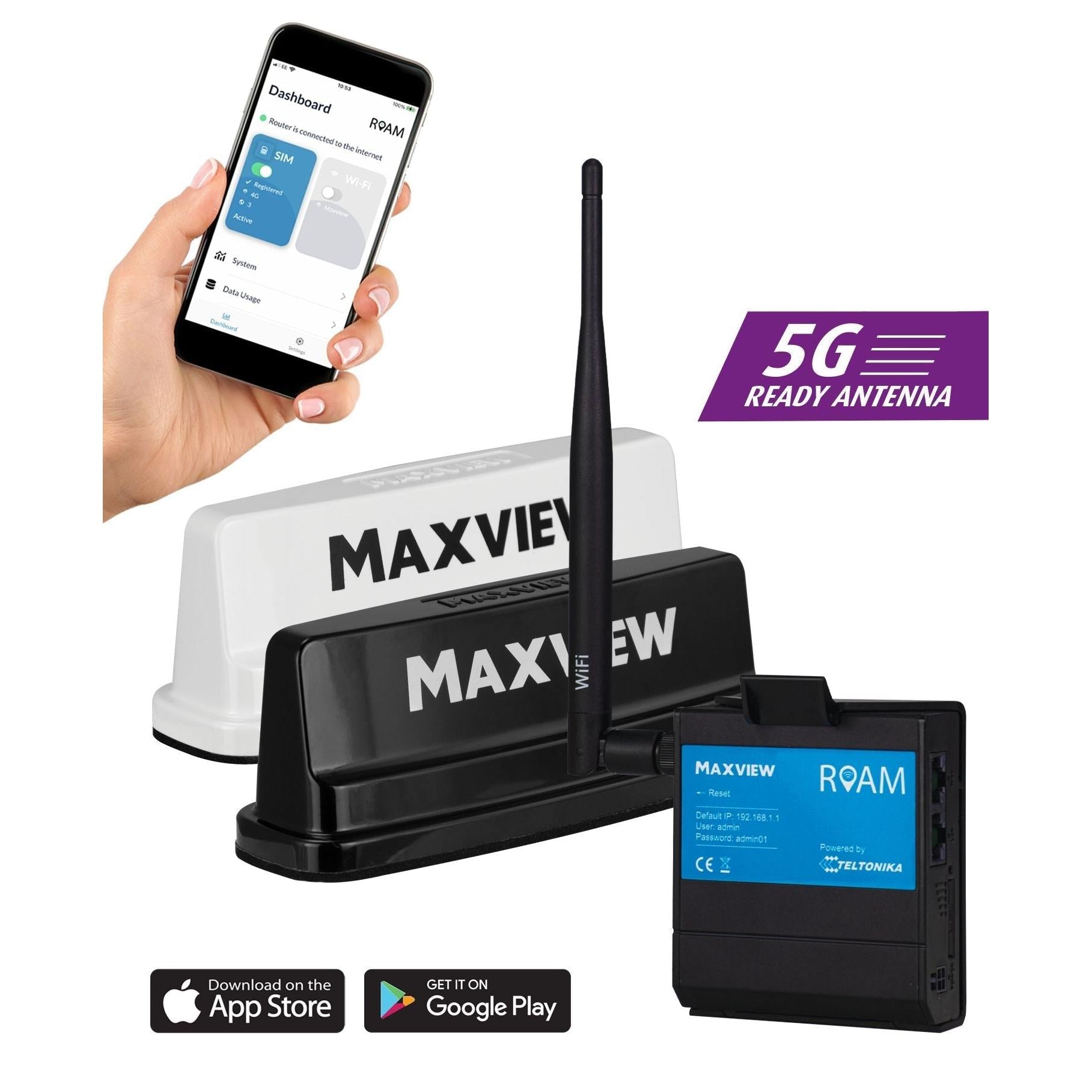 Maxview Roam Campervan Mobile WIFI System-Antennas-Maxview-5016163523695-MXL056/W- DC Leisure