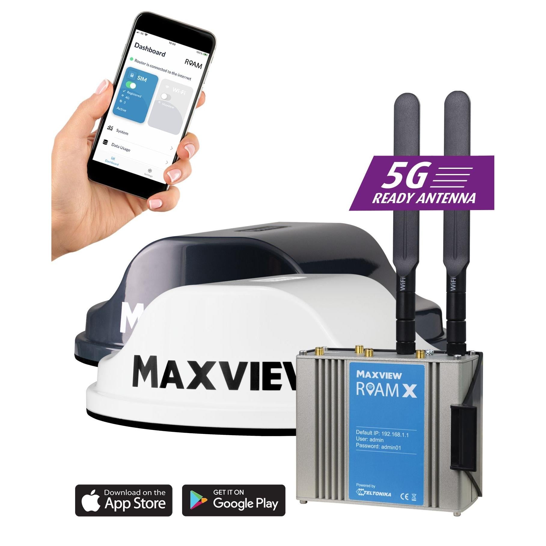 Maxview Roam X Mobile Wifi System - 5G Ready-Antennas-Maxview- DC Leisure