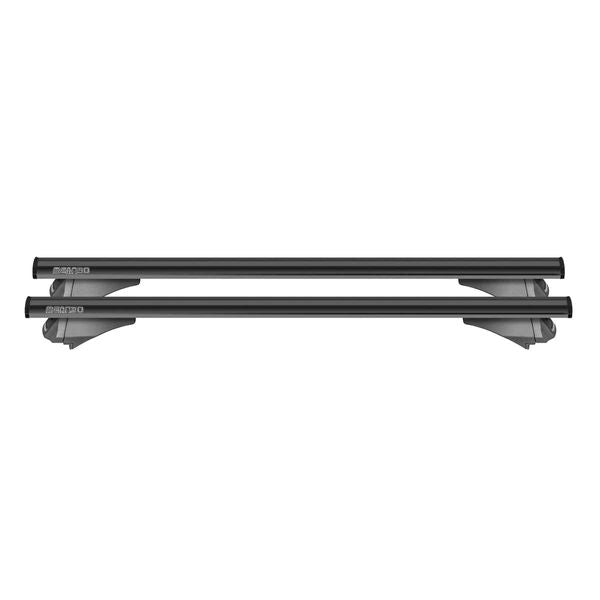 Menabo Leopard Black Roof Bars 1200mm – Aerodynamic Aluminium, 75kg Max-Roof Racks & Rails-Menabo- DC Leisure