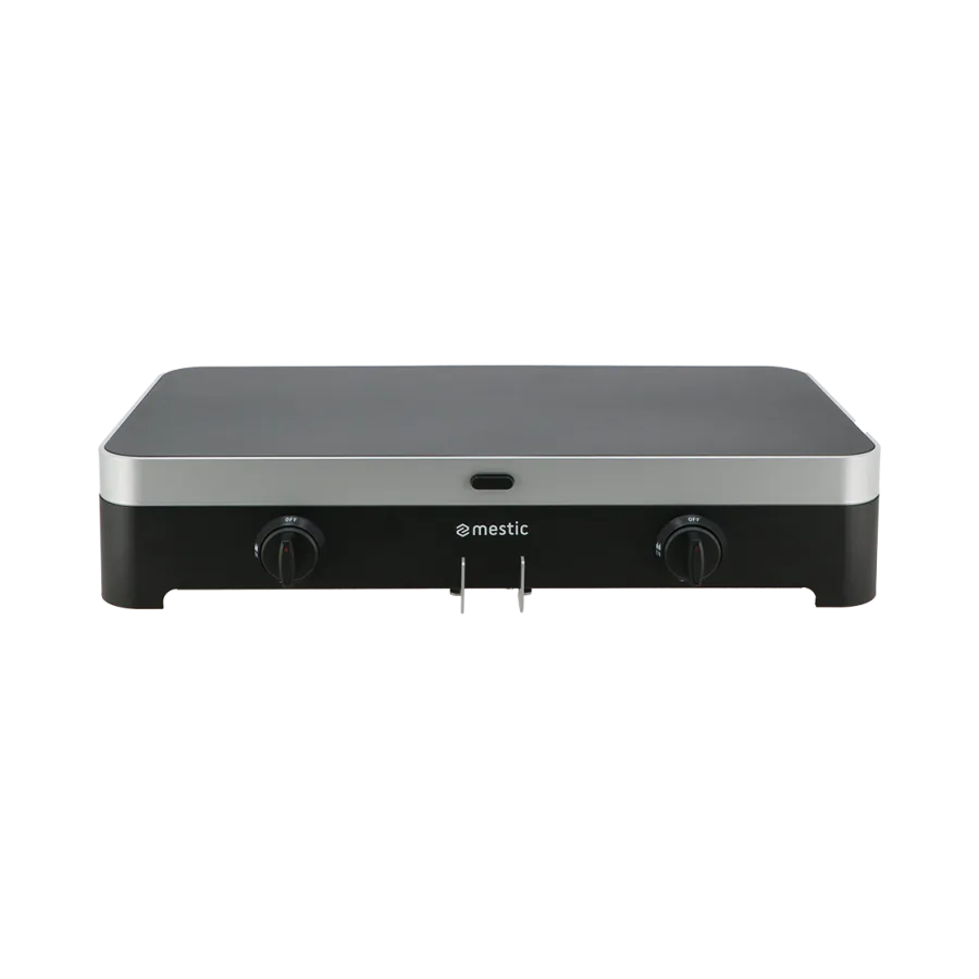 Mestic MGCP-1200 30mbar Two-Burner Gas Camping Stove with Windshield and Electric Ignition-Cookers-Mestic- DC Leisure