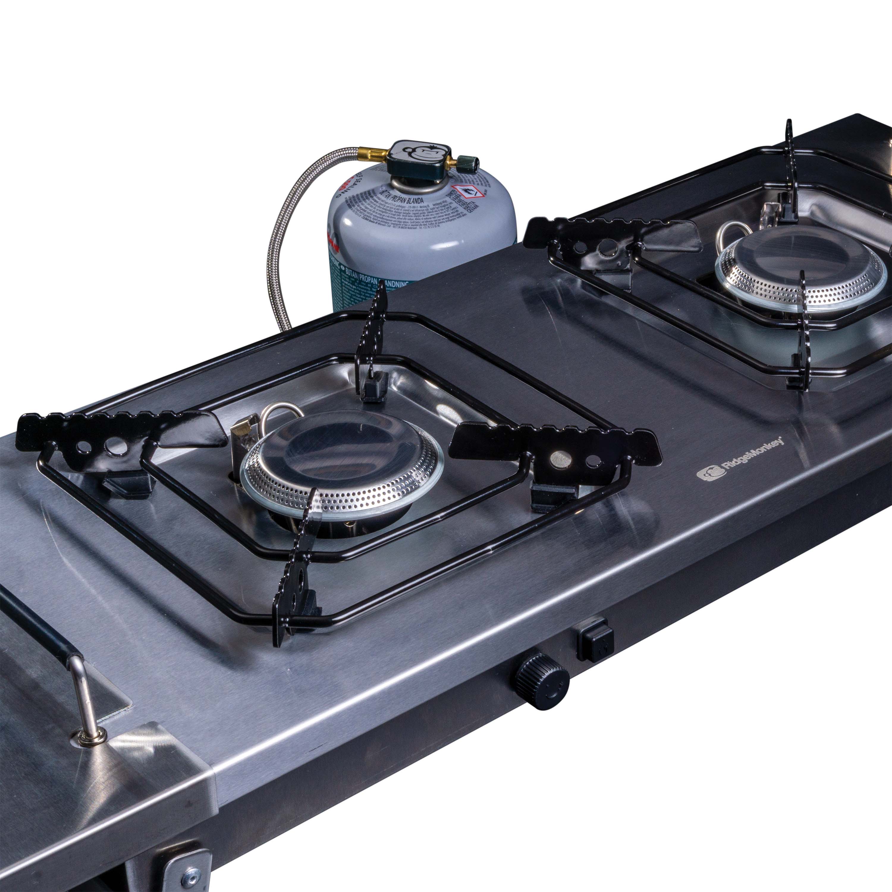 NEW - Ridgemonkey Grilla CookStation - Double Hob-Camping Stove-RidgeMonkey- DC Leisure