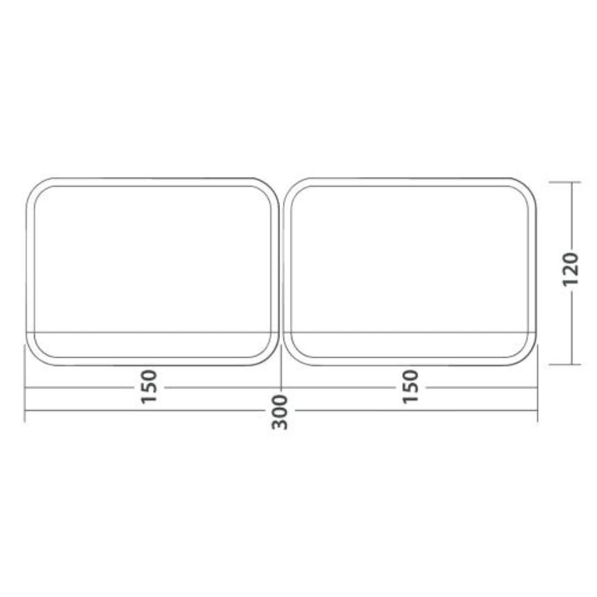 Outwell Windscreen Air Scalable 150-Windbreaks-Outwell- DC Leisure
