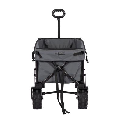 Quest Autograph Eddie Carry Cart Trolley – Black Edition | Heavy-Duty Folding Camping Wagon (80kg Max Load)-Storage & Organization-DC Leisure - DC Leisure