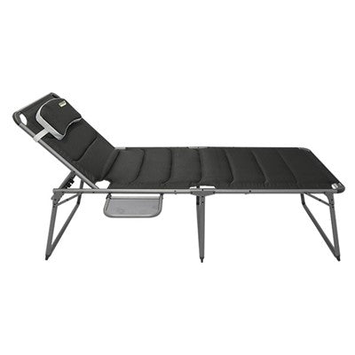 Quest Elite Vienna Pro Lounge Bed with Slide-Out Side Table-Camp Furniture-DC Leisure - DC Leisure