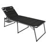 Quest Elite Vienna Pro Lounge Bed with Slide-Out Side Table-Camp Furniture-DC Leisure - DC Leisure