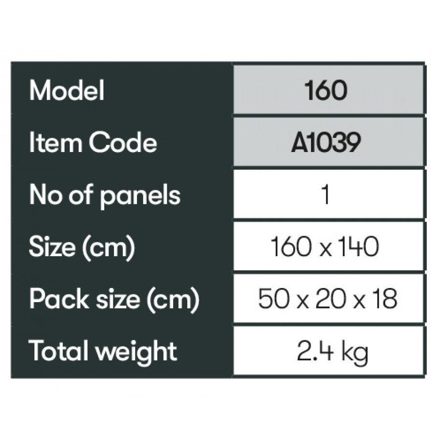 Quest Falcon AirShield 160 - 1 Panel-Windbreak panel-Quest- DC Leisure
