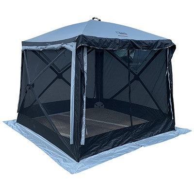 Quest Screen House 4 Pro Pop-Up Gazebo – Quick-Pitch Shelter with UV Protection (Grey)-Screen House-Quest Leisure- DC Leisure
