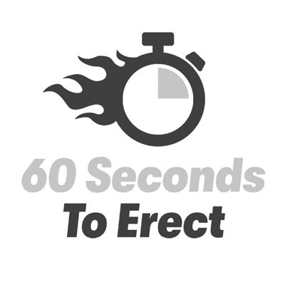 Quest Screen House 4 Pro Pop-Up Gazebo – Quick-Pitch Shelter with UV Protection (Grey)-Screen House-Quest Leisure- DC Leisure