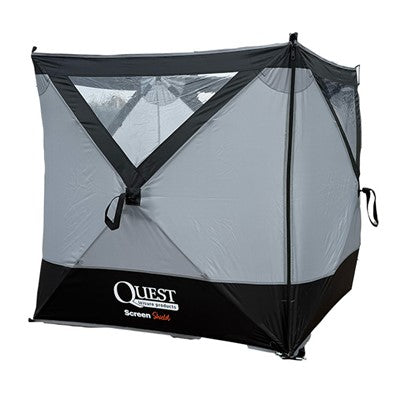 Quest Screen Shield Quad Vision – Premium Folding Windbreak with Windows-Windbreak-Miriad Quest Leisure- DC Leisure