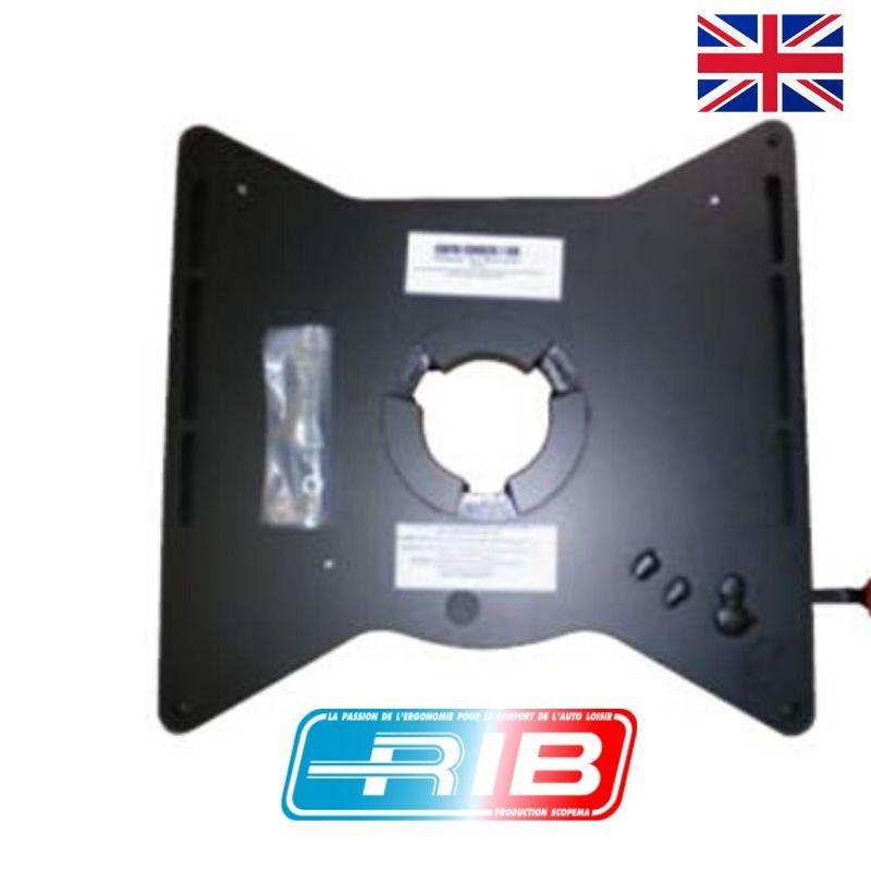 RIB Scopema Single Captains Seat Swivel Bracket - VW T5 / T6-Swivel Seat Bases-Rib- DC Leisure