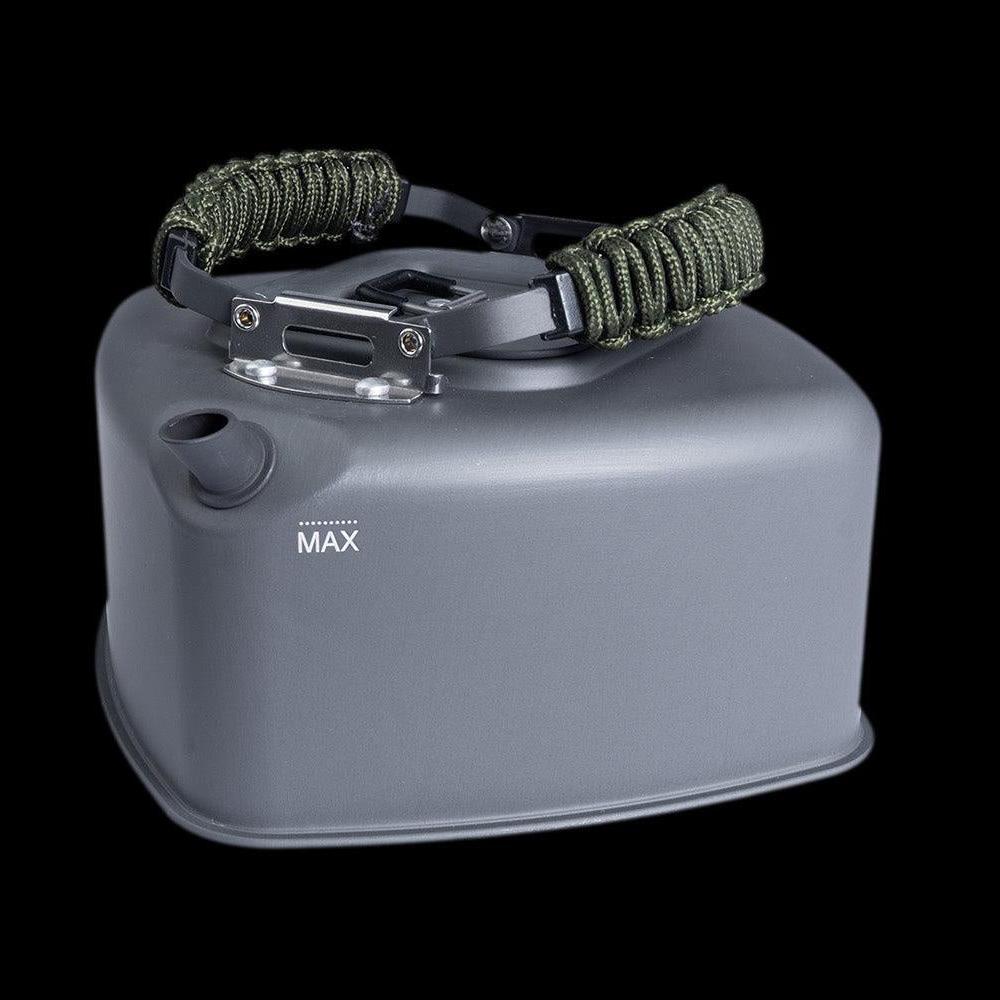 RidgeMonkey Square Kettle - Large (Paracord Edition)-Stovetop Kettles-RidgeMonkey- DC Leisure