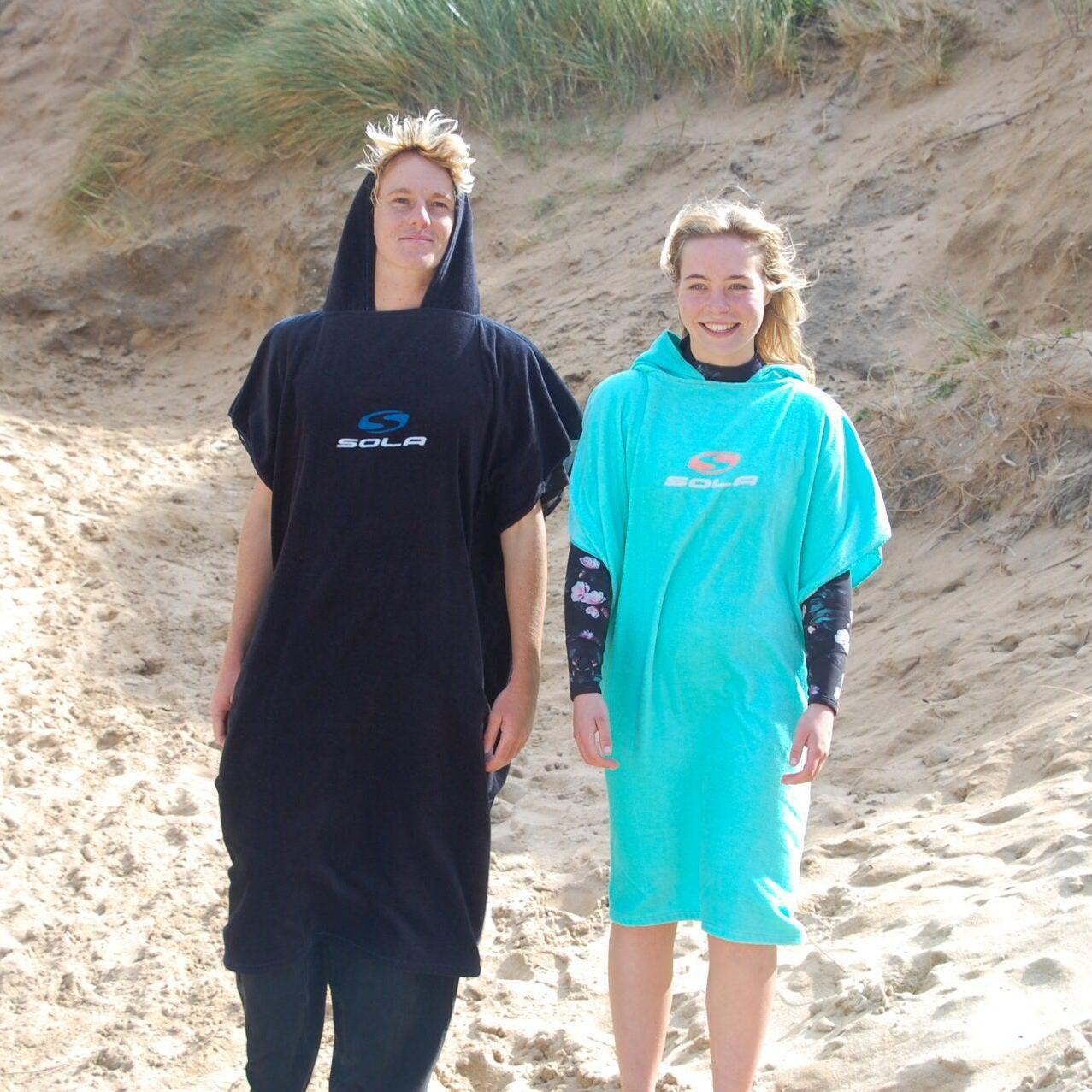 SOLA Poncho Hooded Changing Towel - Beach Surf Triathlon-Accessories-TWF- DC Leisure