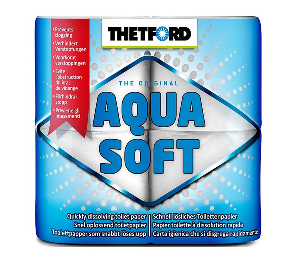 Thetford Aqua Soft Toilet Tissue (4 rolls)-Toilets-Thetford- DC Leisure