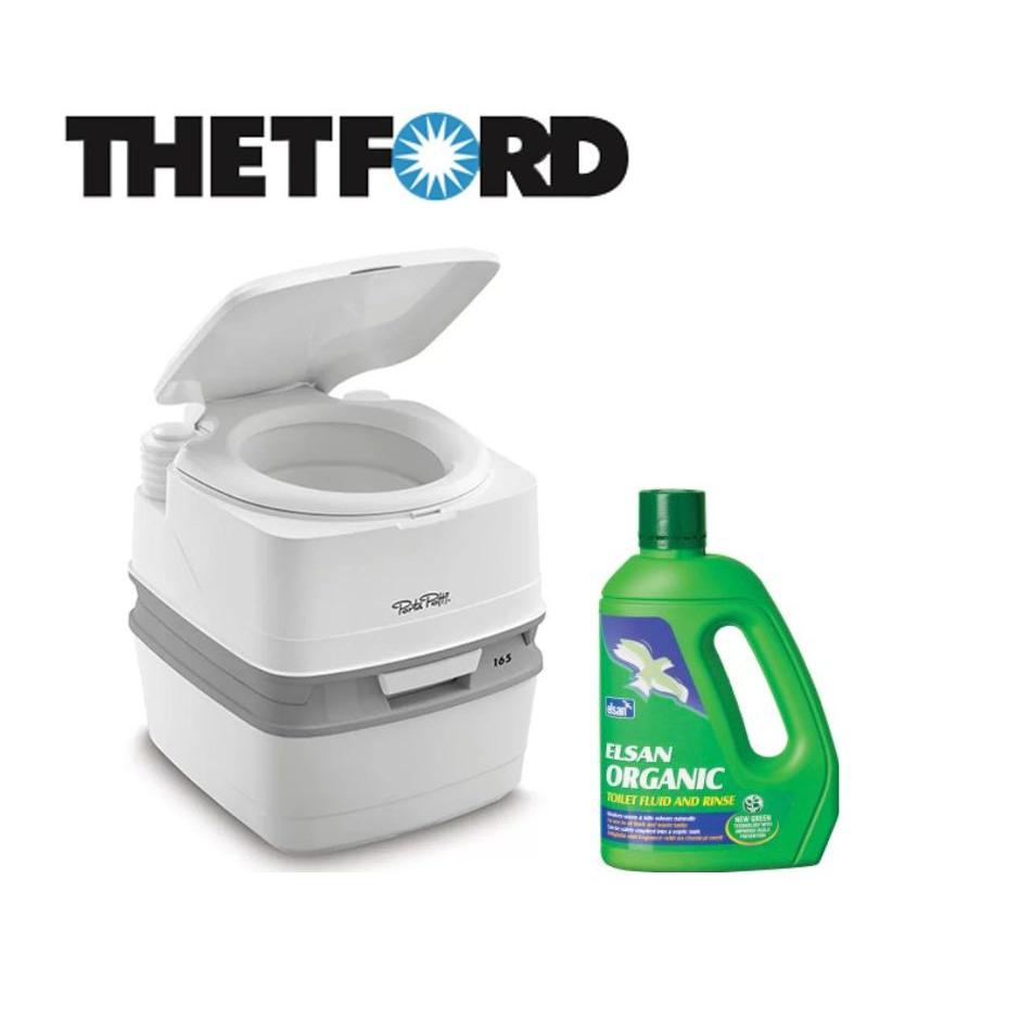 Thetford Porta Potti Qube 165 Portable Camping Caravan Toilet-Portable Toilets-Thetford-A0000208bundle-92806/060359- DC Leisure