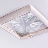 Thule 12v Omni-Vent Roof Vent with fan - Translucent Dome-Heating, Ventilation & Air Conditioning-Thule- DC Leisure