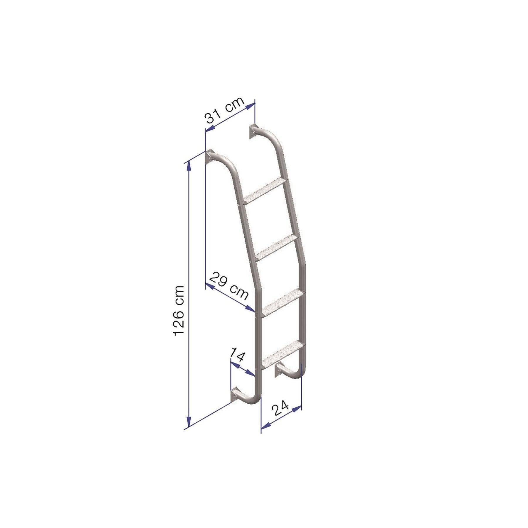 Thule 4 Step Ladder-Ladders-Thule- DC Leisure