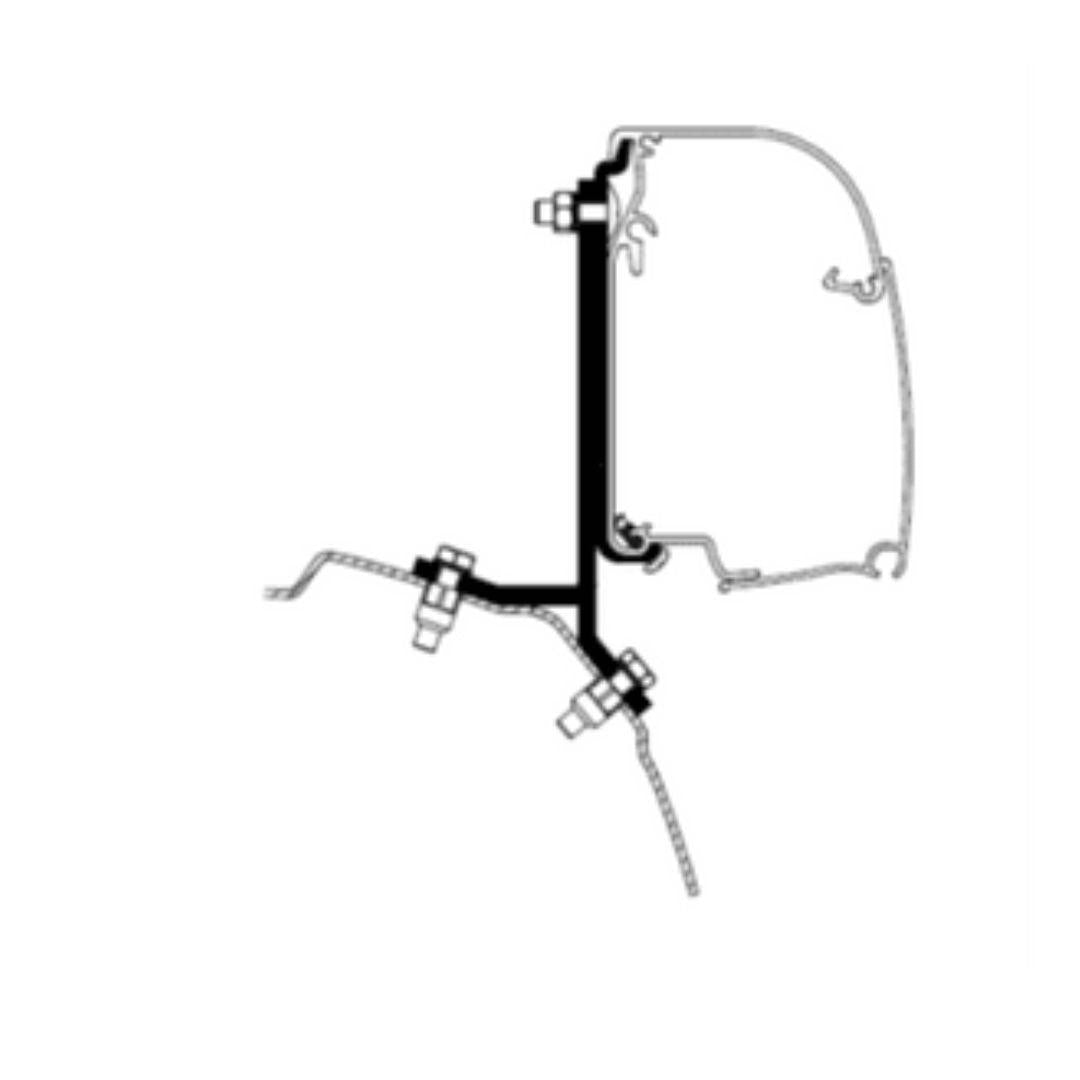 Thule Awning Adapter 4200 - Ford Transit / Tourneo Custom Minivan Fixed-Awning Adapters-Thule- DC Leisure
