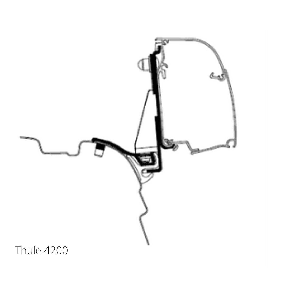 Thule Awning Adapter 4200 - VW T5/T6 with Reimo Multi Rail-Awning Adapters-Thule- DC Leisure