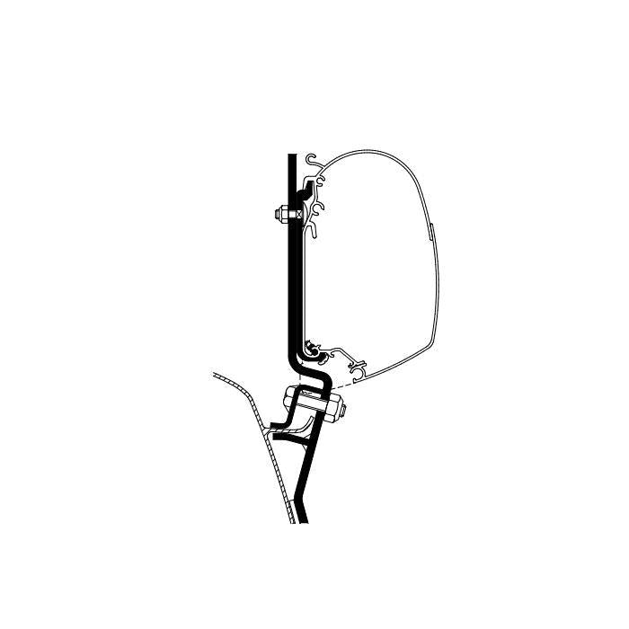 Thule Awning Adaptor For VW T2 & T3-Awning Adapters-Thule- DC Leisure